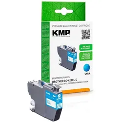 KMP Tintenpatrone ersetzt Brother »LC-421XLC« cyan