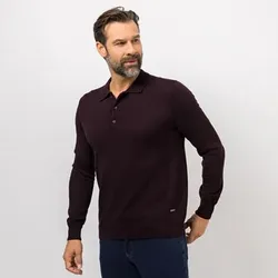 AMINATI® Herren-Pullover langarm Hemdkragen Knopfleiste