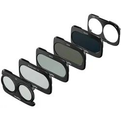 SmallRig Split-Filter-Set für DJI Osmo Pocket 4P, Action Cam Zubehör, Schwarz