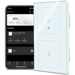 CURRYSMARTER Gen6.1 WLAN Smart Rollladenschalter & 1Fach 1Weg WLAN Smart Lichtschalter 10A
