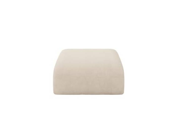 ALTDECOR Pouf Wohnzimmer Sitzhocker MIRA-PUF 91x89x40 Beige Sitzsack Cord Sitzpuff Pouf Hocker mit Füllung