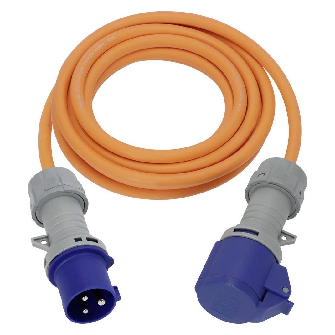 Brennenstuhl 1167650405 Strom Verlängerungskabel Blau, Grau, Orange 5 m H07RN- (5 m, CEE 16/3) (1167650405)