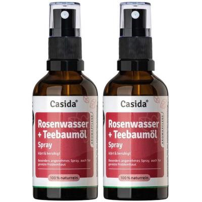 Rosenwasser & Teebaumöl Spray 2x 2x50 ml