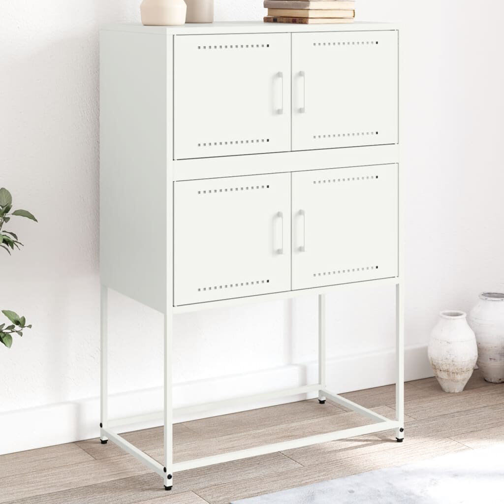 Borough Wharf Aidelis Accent Chest White 107cm H X 68.5cm W X 38.5cm D