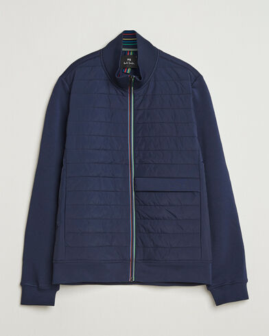 PS Paul Smith Mixed Media Jacket Navy