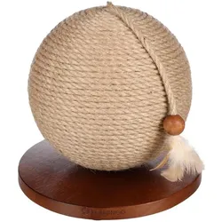 Flamingo Scratching Ball Estrella - Brown - 21cm (Kratzspielzeug Katze), Katzenspielzeug
