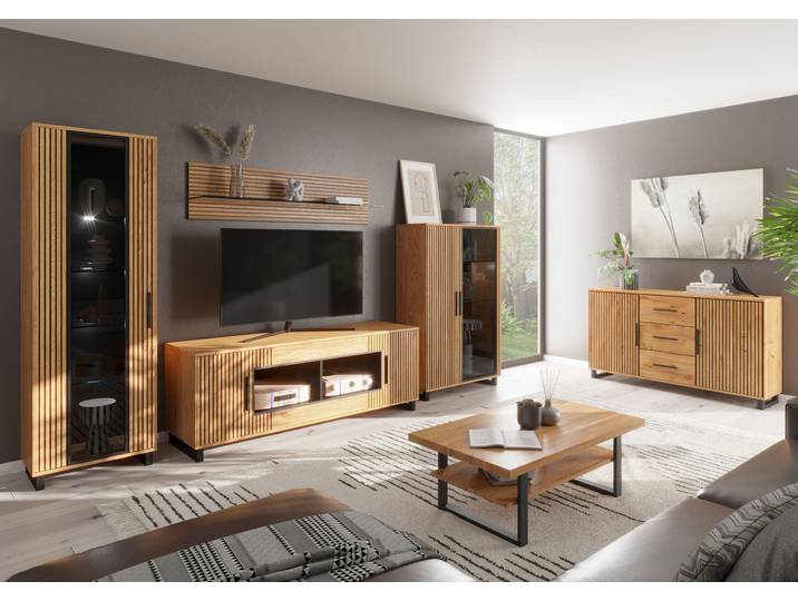 Buffet haut 102 cm 105 x 140 x 40cm Marron