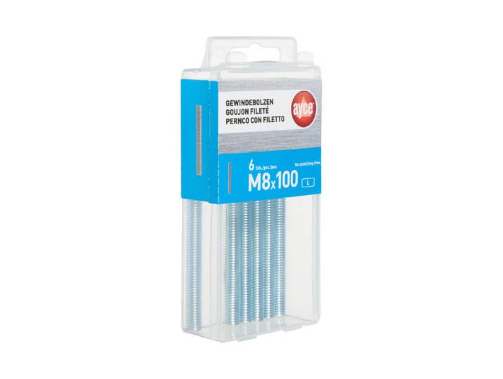 Ayce Gewindebolzen M8 × 100 mm