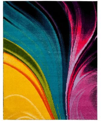 SAFAVIEH Fiesta Shag Christin Abstract Rug