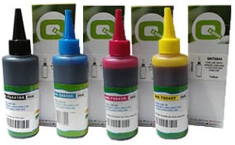 Q-Nomic Pack T664 Pack 4 botellas de tinta