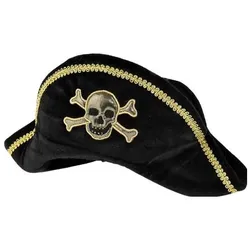 Den Goda Fen Velvet Pirate Hat Deluxe (F7580)