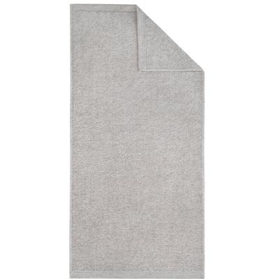 Duschtuch DYCKHOFF "Deep Harmony Element", silber, B:70cm L:140cm, Frottier, Obermaterial: 85% Baumwolle, 15% Hanf, Handtücher, 15% Hanf