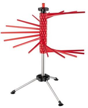Fante's Fantes Collapsible Pasta Drying Rack, Red