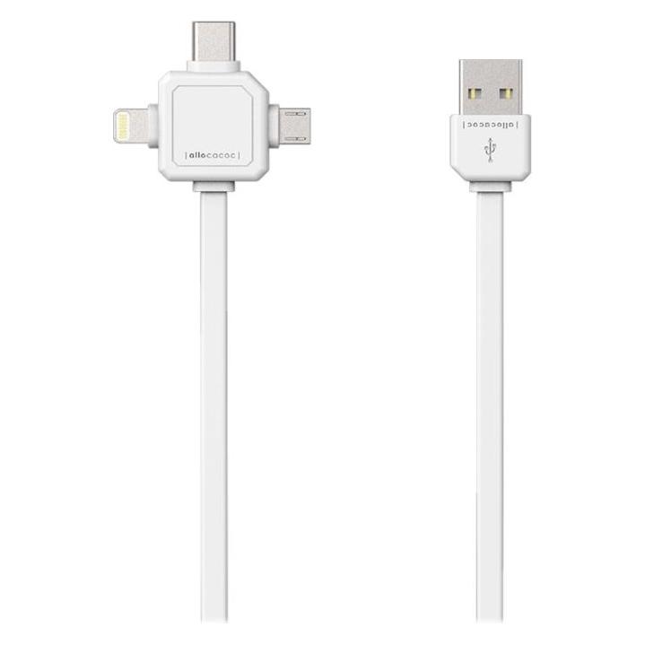 Allocacoc USB 3 in 1 (1.50 m, USB 2.0) (66.9003WT)