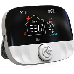 Tellur WiFi Smart Ambient Thermostat, TSH02-chytrÃ1⁄2 termostat, black, Thermostat, Schwarz