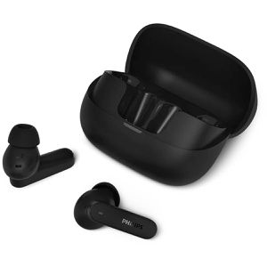 Philips Kopfhörer TAT3000BK/00, schwarz, In-Ear, mit Mikrofon, Bluetooth