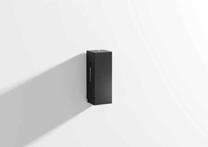 Hewi System 900 Seifenspender 900.06.00560DC Edelstahl pulverbeschichtet schwarz tiefmatt