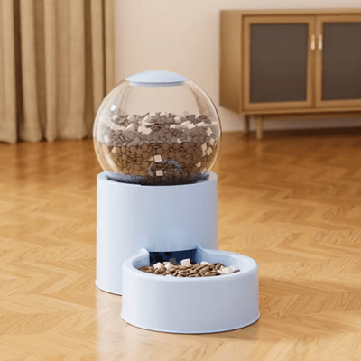 Inspire Picks Large Capacity Automatic Pet Feeder & Water Dispenser Elevated Leakproof Feeding Station food Blue