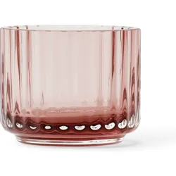 Lyngby Kerzenständer burgundy aus Glas