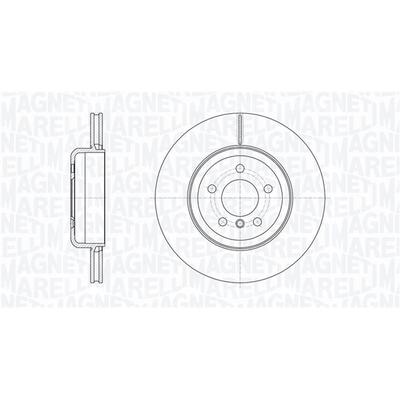 MAGNETI MARELLI Bremsscheibe 361302040796 345mm 24mm