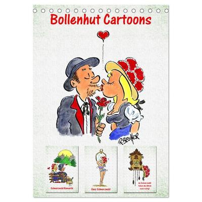 Bollenhut Cartoons (Tischkalender 2027 DIN A5 hoch), CALVENDO Monatskalender
