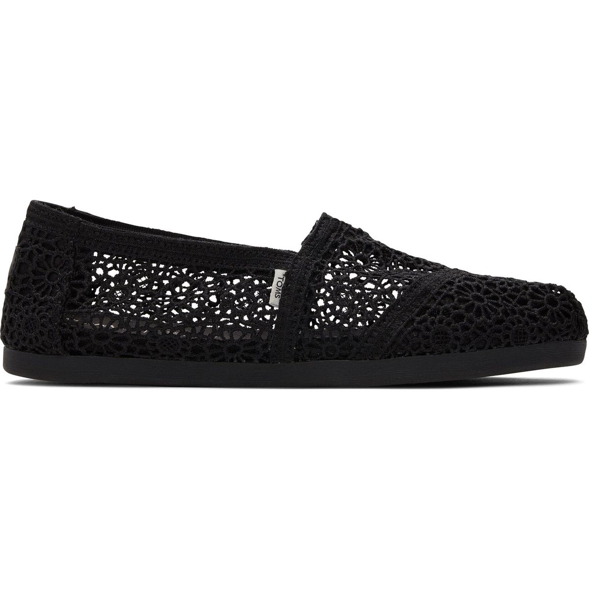 Toms Alpargata Classic black moroccan crochet 36.5 10016254-36.5