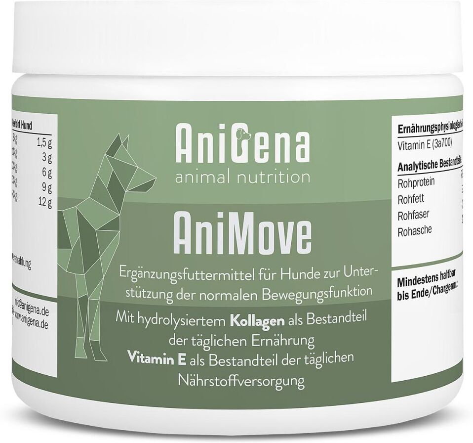NatuGena AniMove Kollagen + Glucosamin+ Chondr. MSM Pulver für Hunde