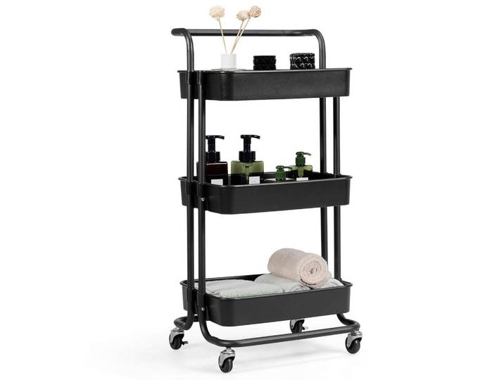 STORAGE TROLLEY Schwarz
