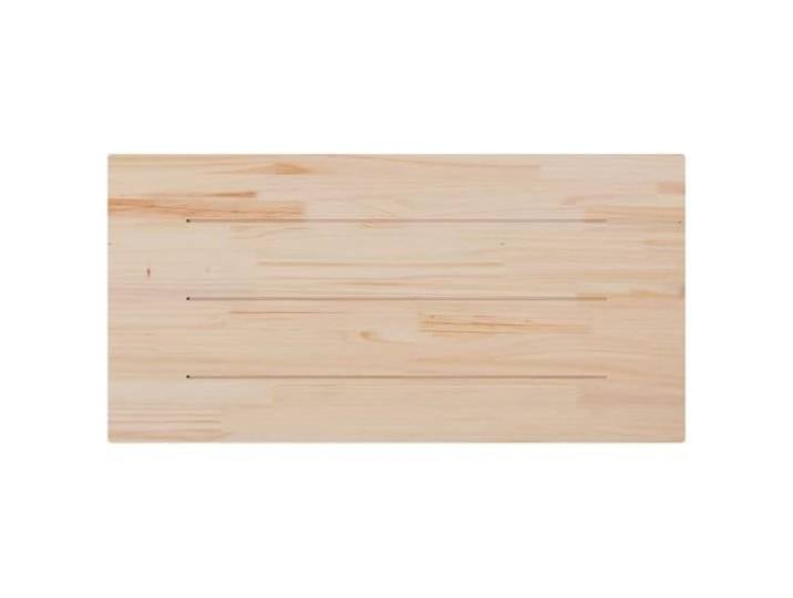 KGFHERENB 4x Tischplatte Massivholz Kiefer 100x50 cm Rechteckig Vier unbehandelte Holzplatten für DIY Esstische im Esszimmer oder Gastronomie. Glatte Oberfläche, individuell kombinierbar.