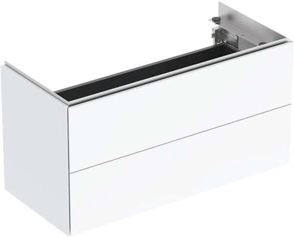 Geberit One Waschtisch-Unterschrank 500385011 2 Schubladen, 89,4x46,5x39,6cm, weiß hochglanz