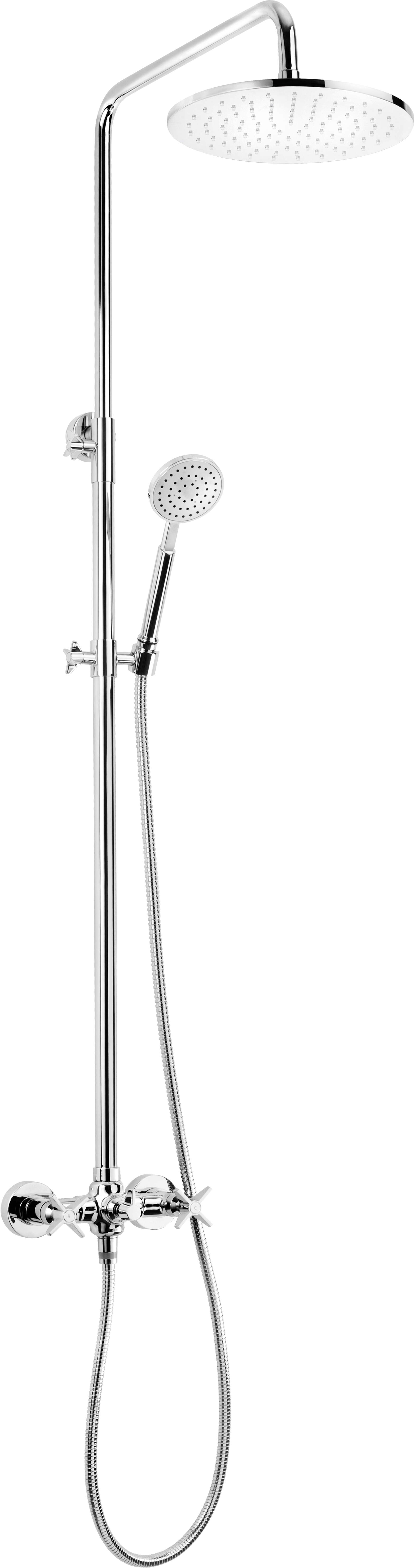 Rain shower with shower faucet