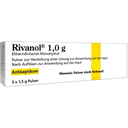 RIVANOL 1,0 g Pulver 5 St