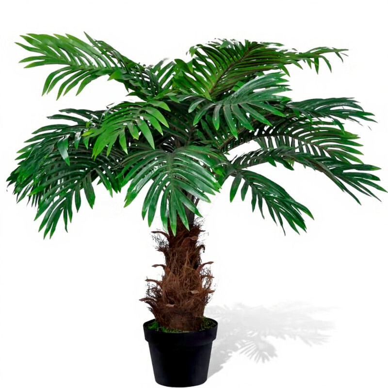 vidaXL Kunstboom Cycaspalm met pot, 80 cm