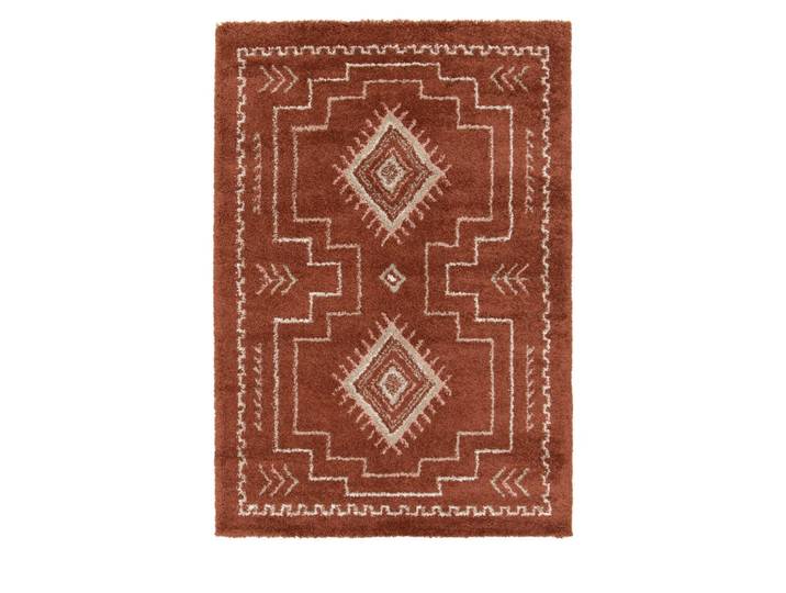 Tapis d’inspiration berbère - 160x230cm rouille polypropylène