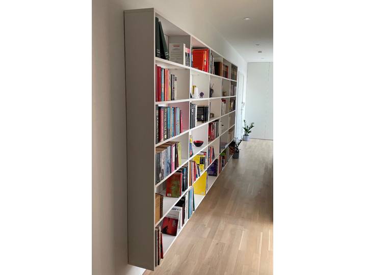 Etagère suspendue blanche Mélaminé premium Blanc alpin