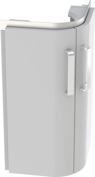 Geberit élément bas Renova Compact 862133000 30x60,5x30cm, gris clair mat / gris clair brillant