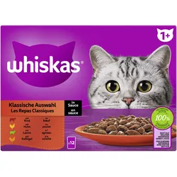 Whiskas Whiskas Multipack 1+ Klassische Auswahl in Sauce 1x1.02 kg