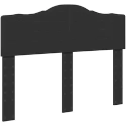 vidaXL Kopfteil Schwarz Eichen-Optik 120 cm Holzwerkstoff