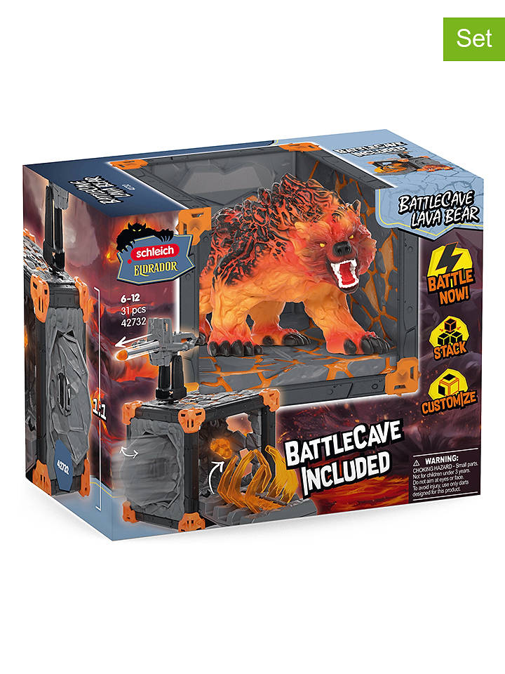Schleich 31tlg. Spielset "Lavabär - 42732" - ab 6 Jahren - onesize