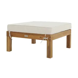 Yorkshire Loungehocker  Cape , holzfarben , Maße (cm): B: 77 H: 30,5 T: 77.0