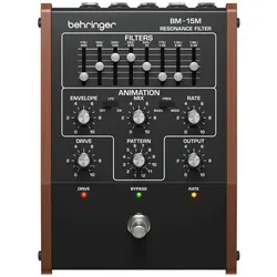 Behringer BM-15M RESONANCE FILTER Efekt gitarowy (Gitarre), Effektpedal, Schwarz
