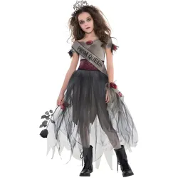 Amscan Zahra Zombie Prom Queen Kinderkostüm (10XL)