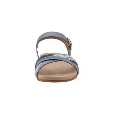 Mules TOM TAILOR "Tom Tailor Flat Sandals - Mules", Damen, Gr. 38, blau, Schuhe