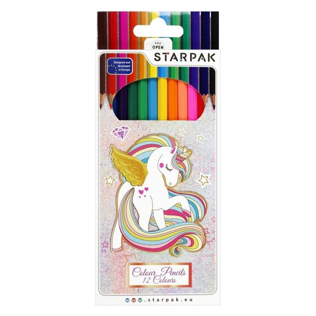Starpak 12 Buntstifte / 180 Einhorn-Starpak-Pulver (12x) (47597487)