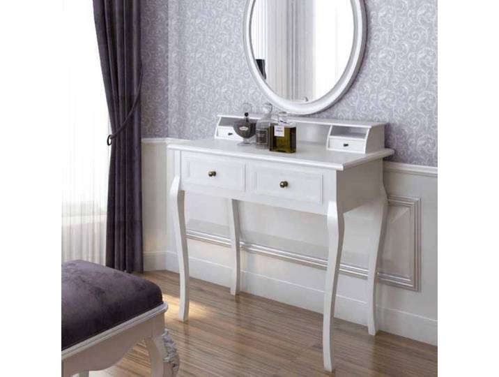 Elégance-Chic Table de maquillage Luxueux Moderne - 87 x 42 x 89 cm - Coiffeuse femme_001821053