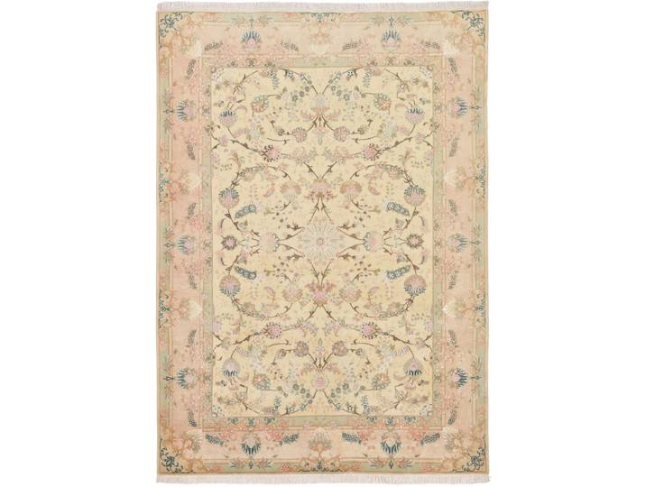 Täbriz 50Raj Teppich 175x250 Handgeknüpft Orientteppich Perserteppich Wolle mit Seide