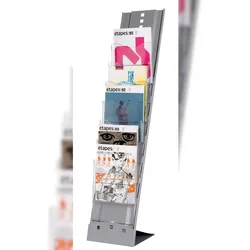 Paperflow Prospektständer PLIO 2857.35 7Fächer transparent