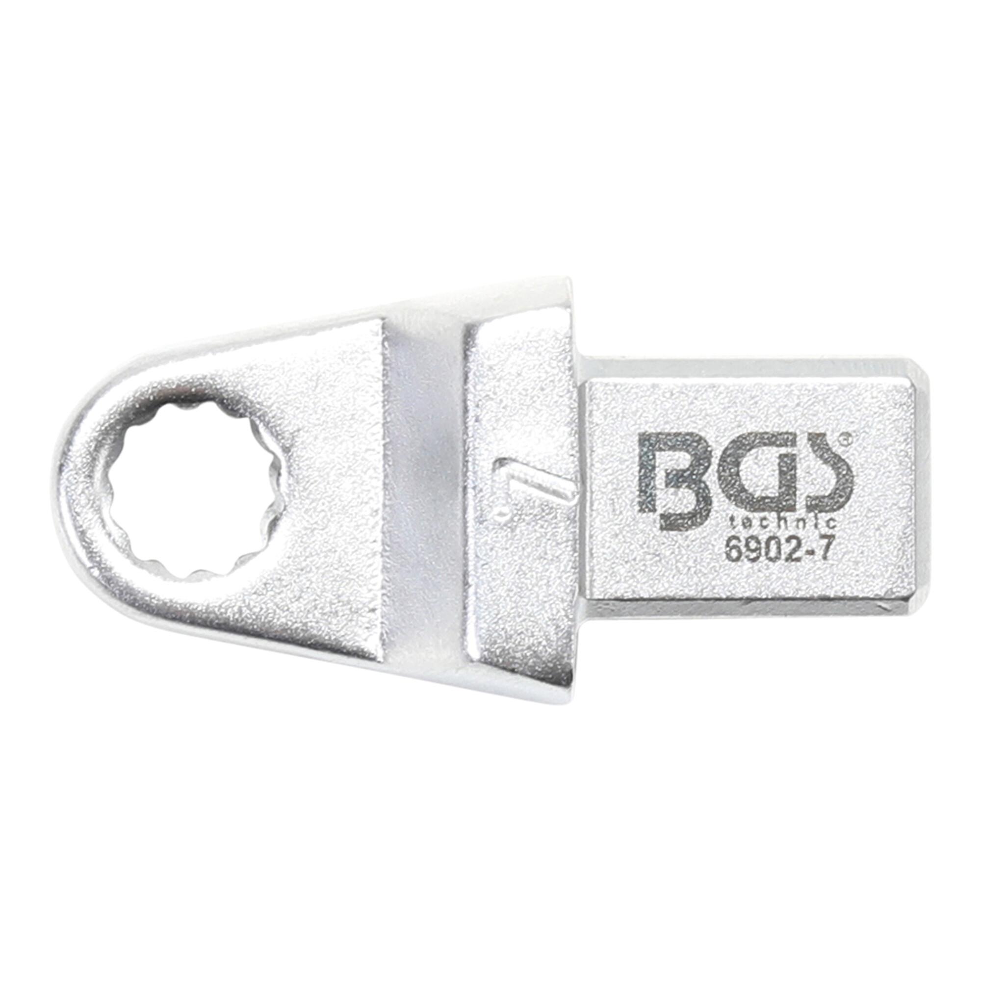 BGS Einsteck-Ringschlüssel 6902-7, 7 mm, Aufnahme 9 x 12 mm ; BGS technic)