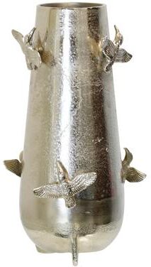 StyleCraft Flight Study Decorative Vase - Nickel Plated