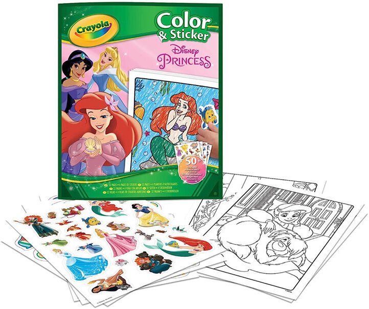 BRINQUEDO CRAYOLA FOLHAS COL PRINCESS